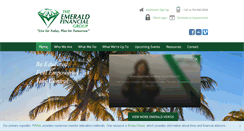 Desktop Screenshot of emerald-financialgroup.com