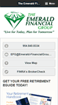 Mobile Screenshot of emerald-financialgroup.com